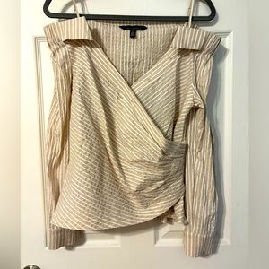 White House Black Market off shoulder blouse